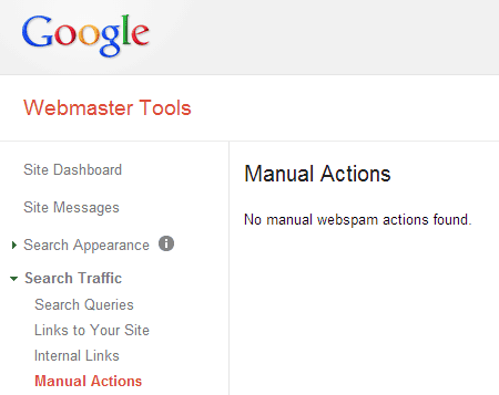 Manual Webspam Actions 1 Manual Webspam Actions 1