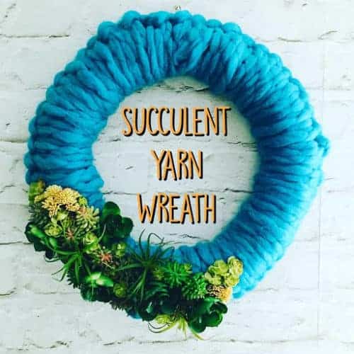 yarn wreath