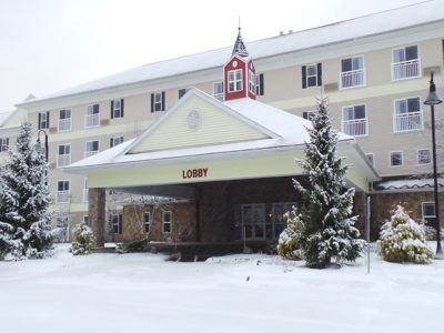 The berkshire mountain lodge is a
