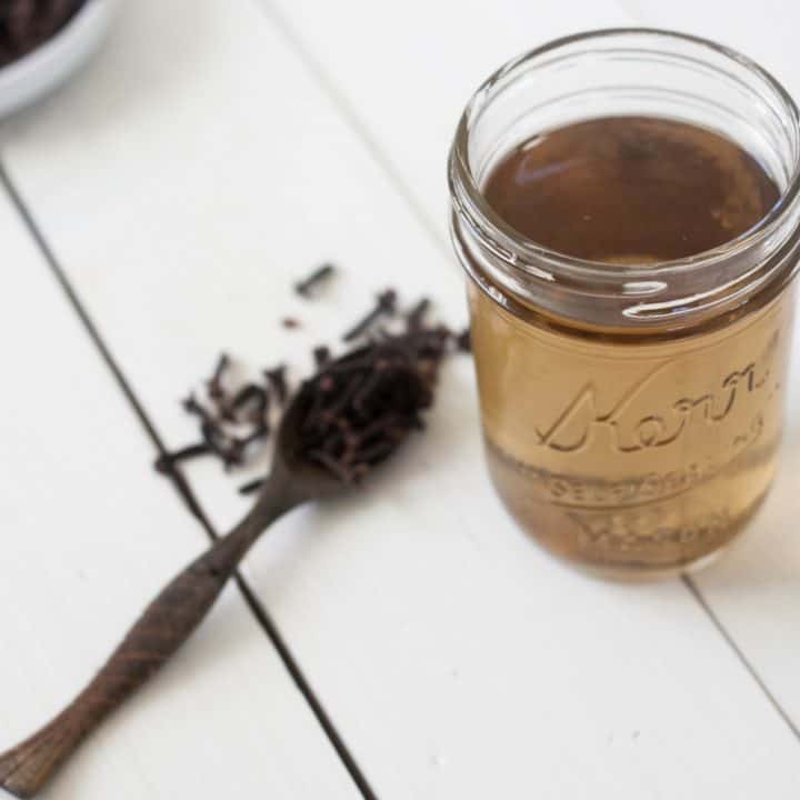 DIY Clove Mouthwash