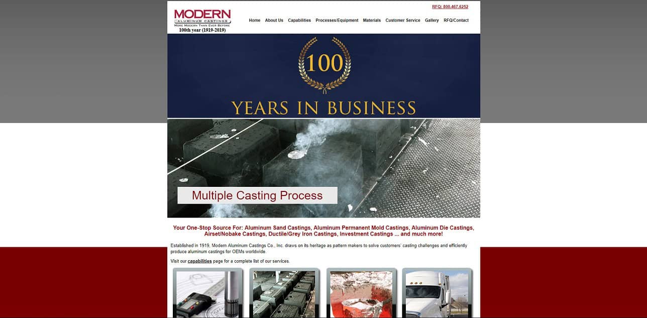Modern Aluminum Castings Co., Inc. Modern Aluminum Castings Co., Inc.