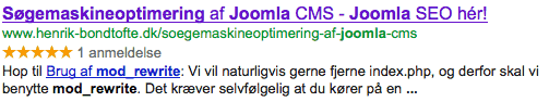 META Description med Microformater.