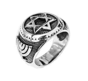Men S Rings Jewish Israeli Jewelry For Men Holysands