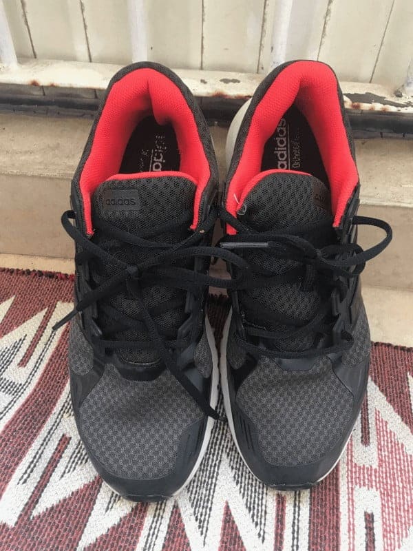 Adidas Cloudfoam Duramo 8 Black Front View - After Machine Wash