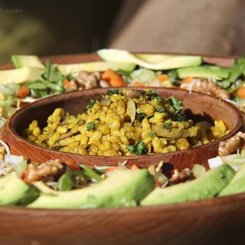 Turmeric Rice by Trinity - gluten-free, vegan recipe
