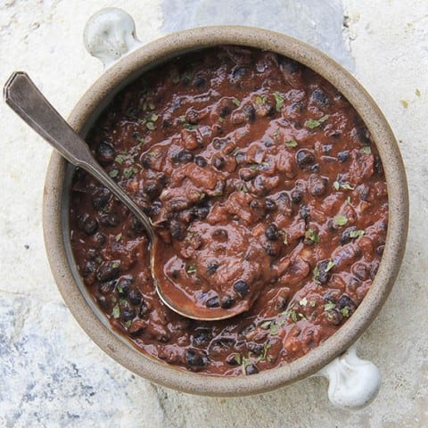 Spicy Black Beans by Anastasia - gluten-free, vegan comfort food