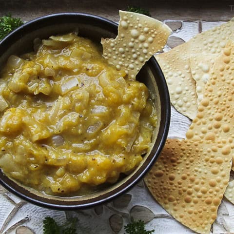 Fresh Ginger & Mango Chutney with cardamom - super healthy vegan gluten-free