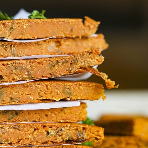 Chickpea Flour Flat Bread Recipe - easy, gluten-free, vegan - by Anastasia, Kind Earth