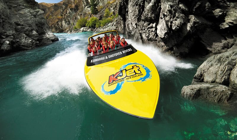 Jet boating in Queenstown with KJet Jet boating in Queenstown with KJet
