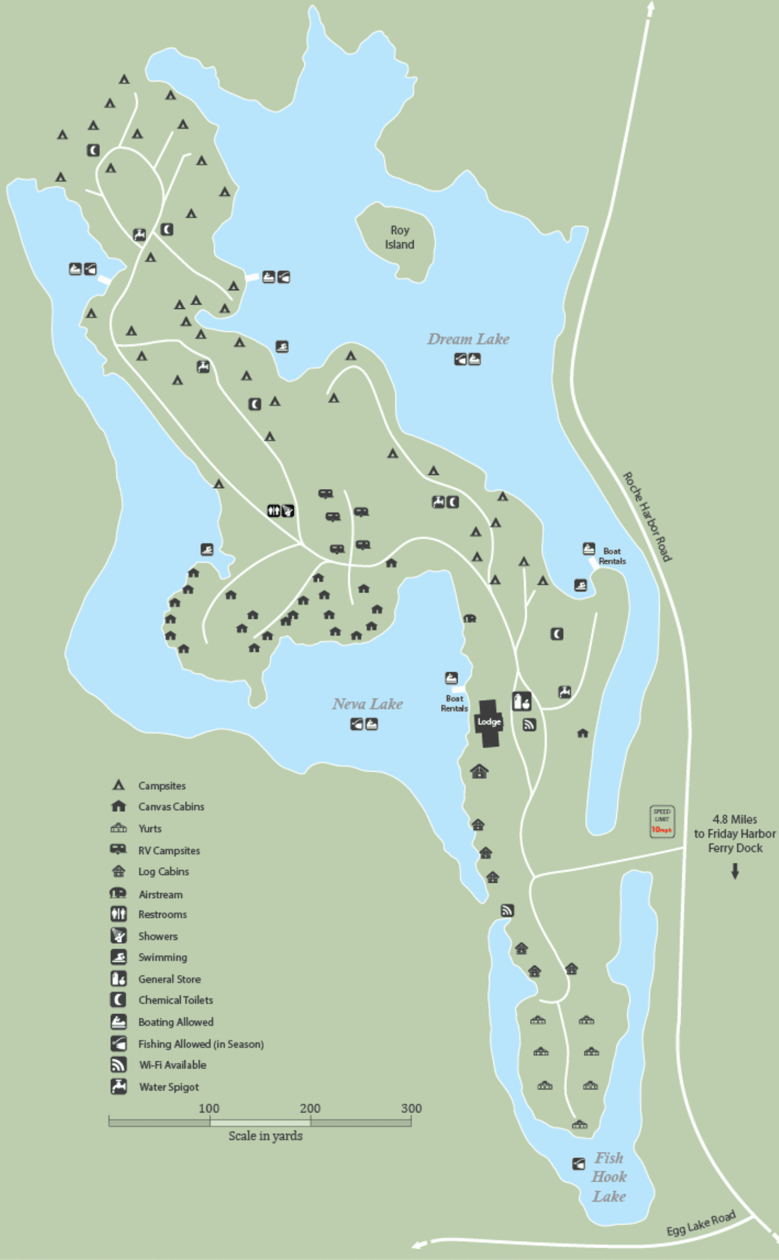 Maps of Lakedale Resort