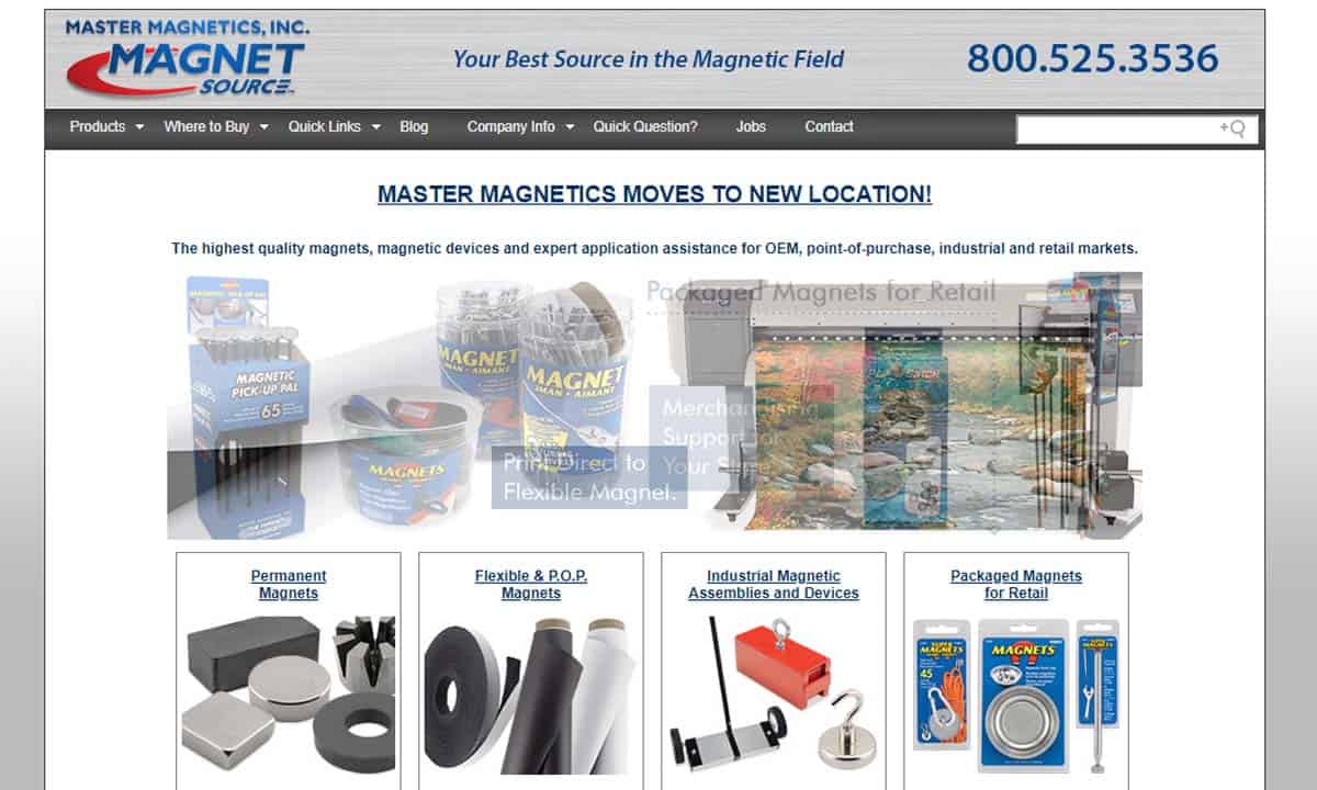 Master Magnetics, Inc./The Magnet Source™ Master Magnetics, Inc./The Magnet Source™