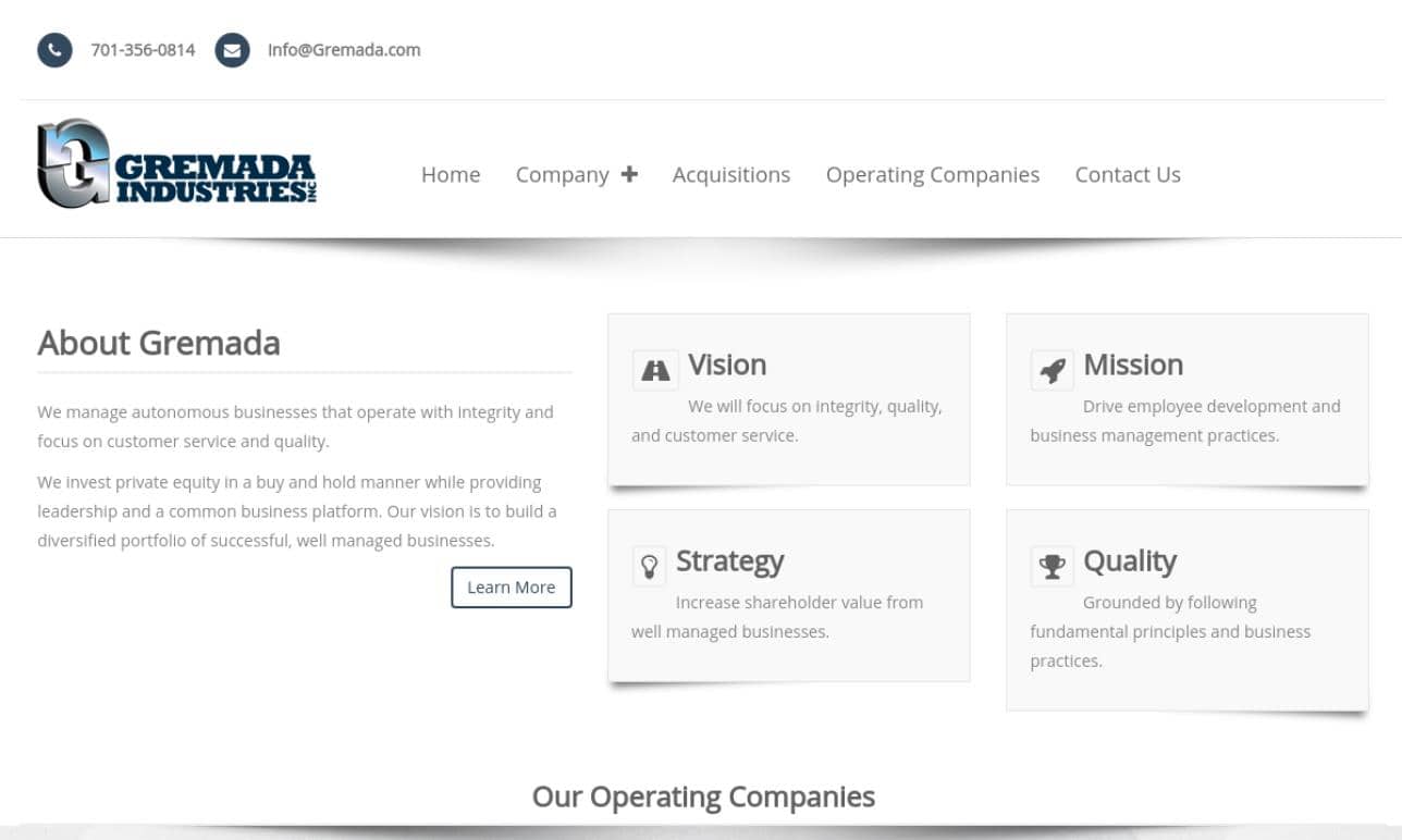 Gremada Industries, Inc. Gremada Industries, Inc.