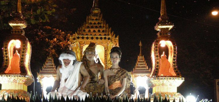 Nang Noppamas parade in Chiang Mai Annual Loy Krathong Festival
