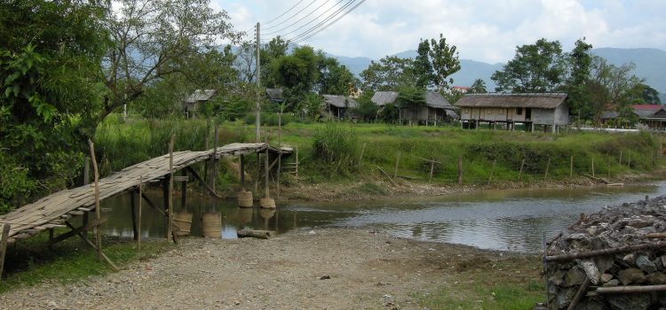 rural village around Vang Vieng Countryside trip around Vang Vieng