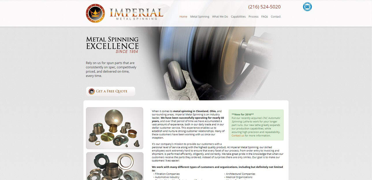 Imperial Metal Spinning Co Imperial Metal Spinning Co