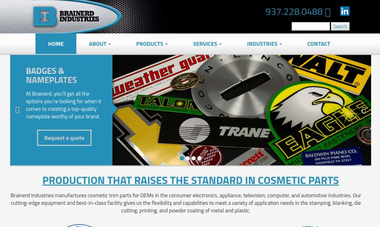 Brainerd Industries Incorporated Brainerd Industries Incorporated