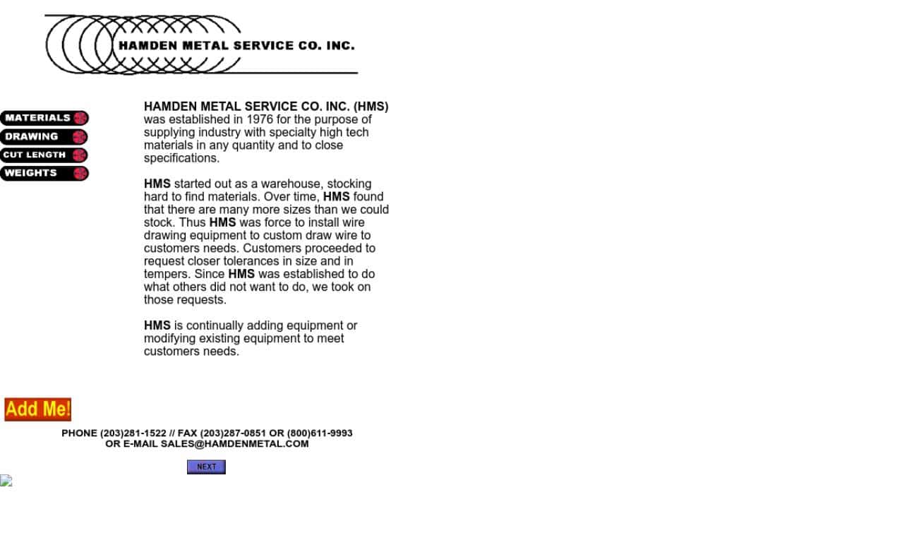 Hamden Metal Service Co. Inc. Hamden Metal Service Co. Inc.