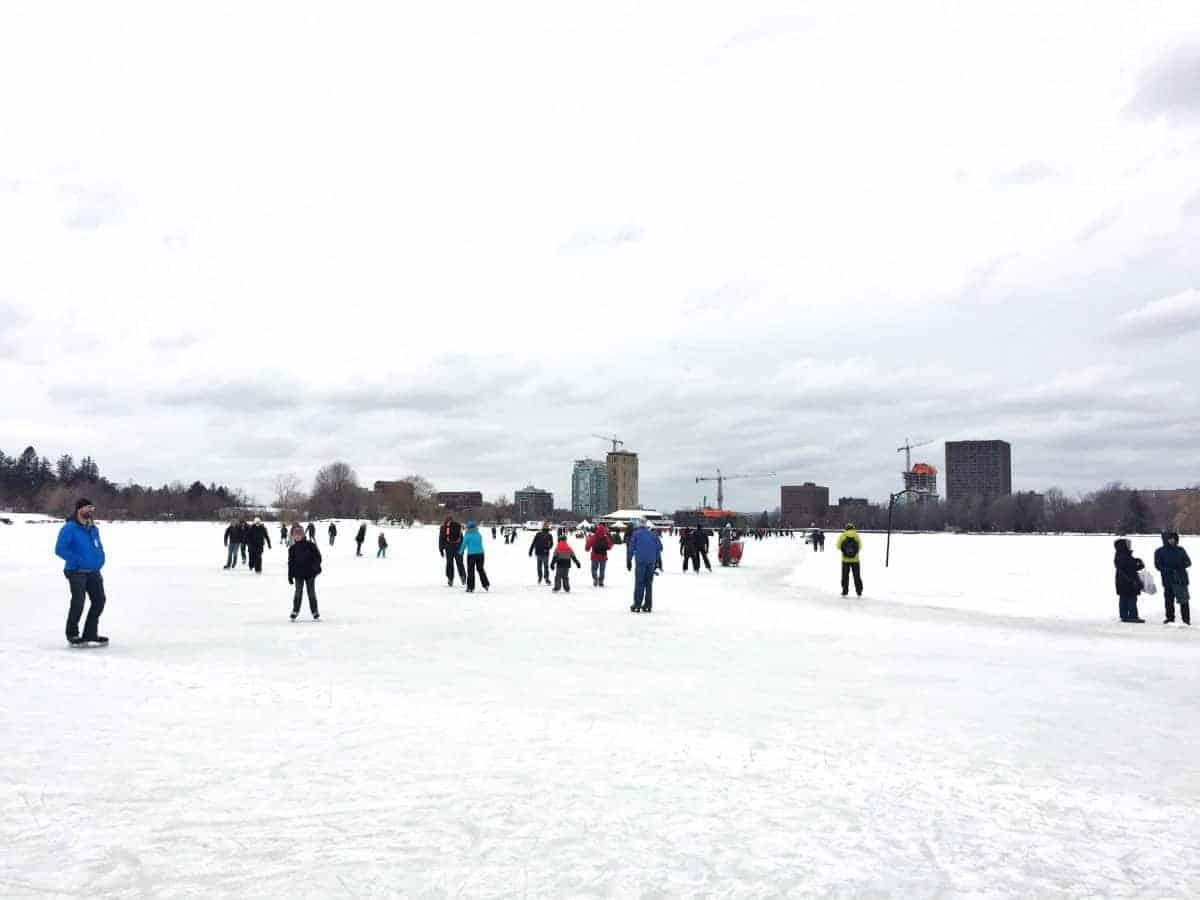 skating on rideau canal