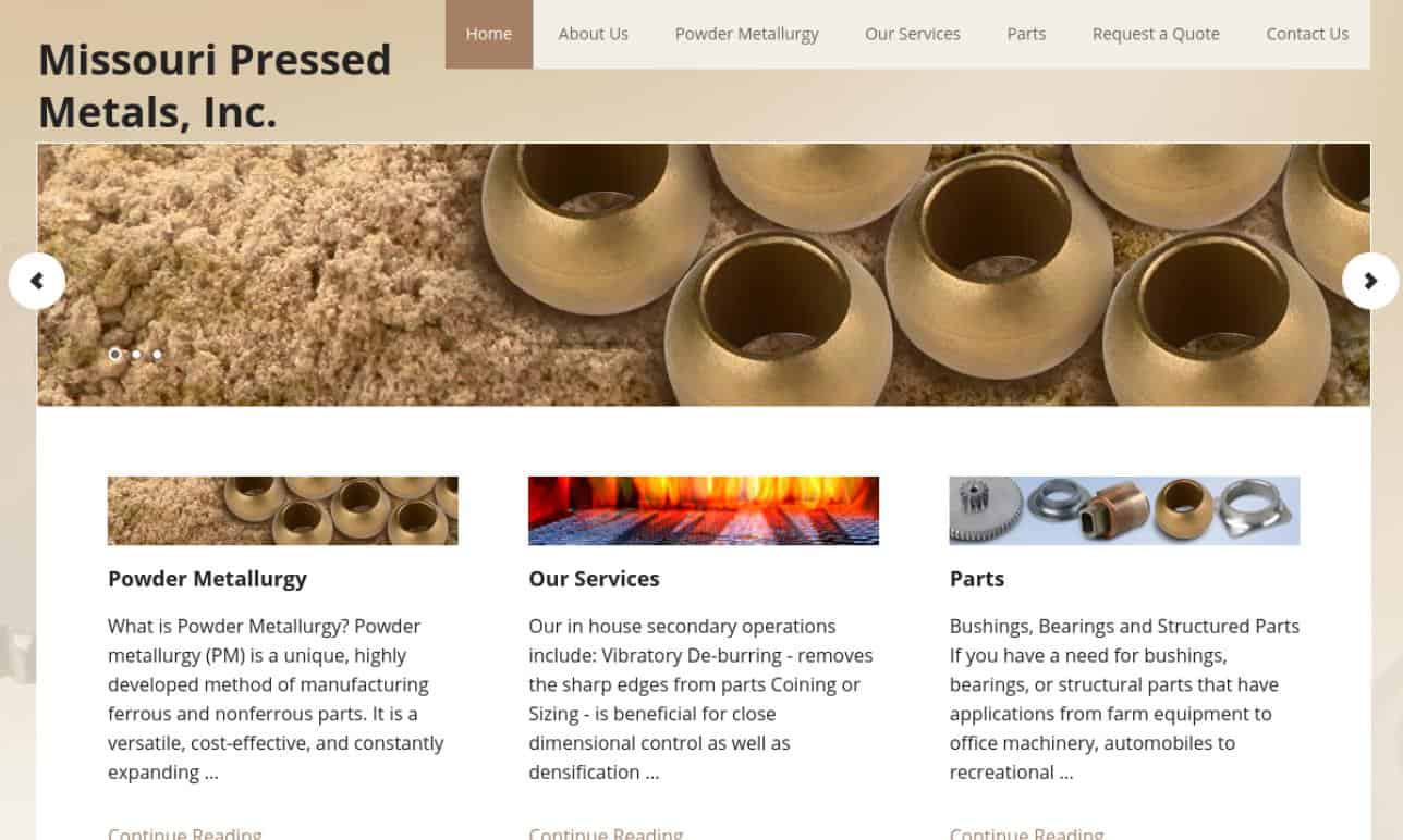Missouri Pressed Metals, Inc. Missouri Pressed Metals, Inc.