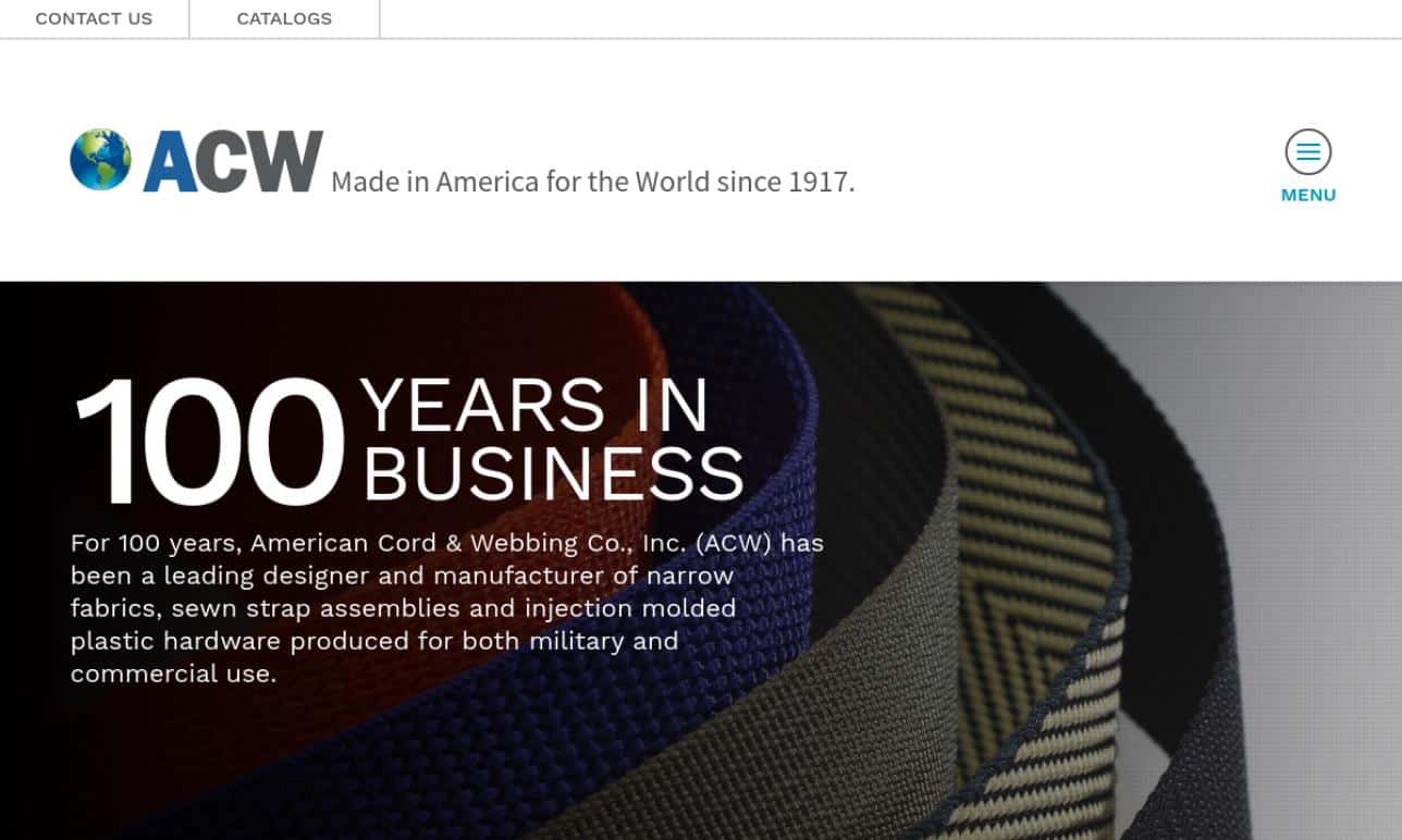 American Cord & Webbing Co., Inc. American Cord & Webbing Co., Inc.