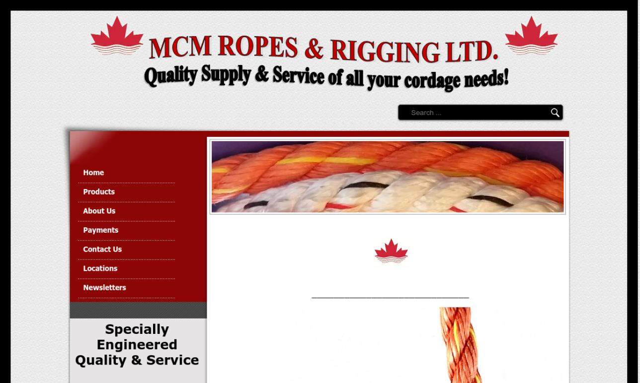 MCM Ropes & Rigging Ltd. MCM Ropes & Rigging Ltd.