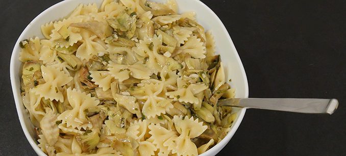 Pasta mit Artischocken