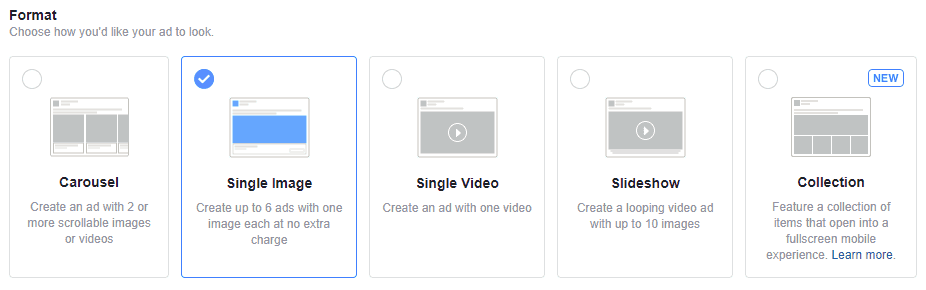 Local Ad Format for Facebook