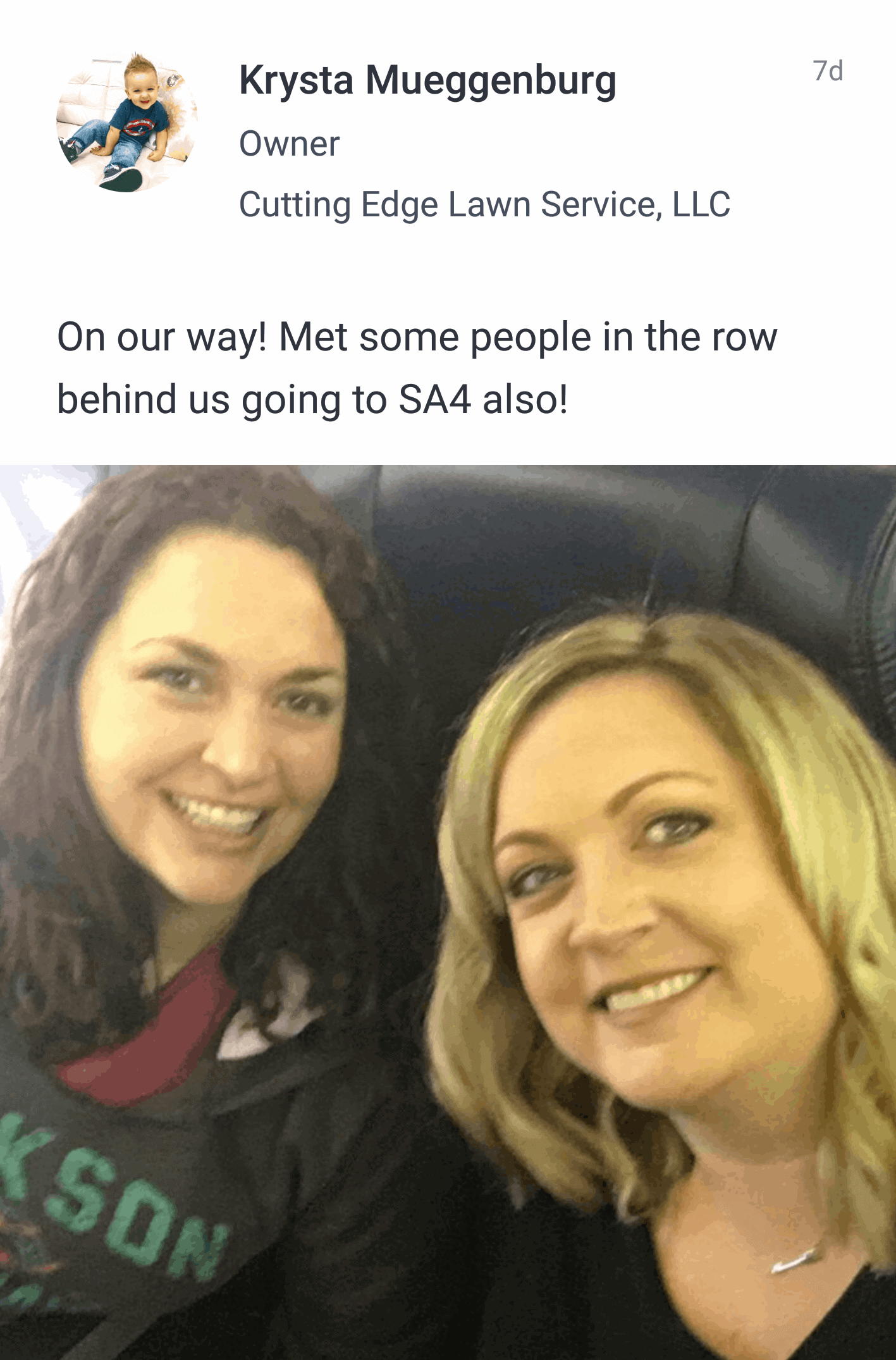 Flying in to SA4