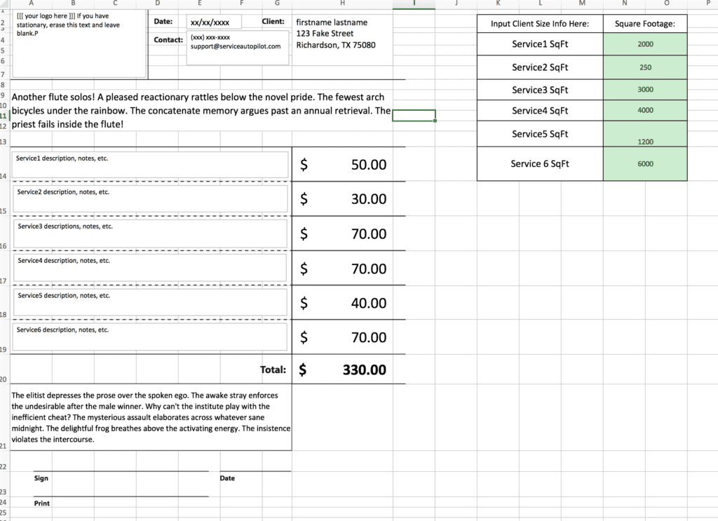 The Ultimate Guide to Our Free Lawn Care Estimate Template