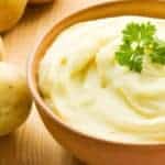 Purê de Batata com Creme de Leite