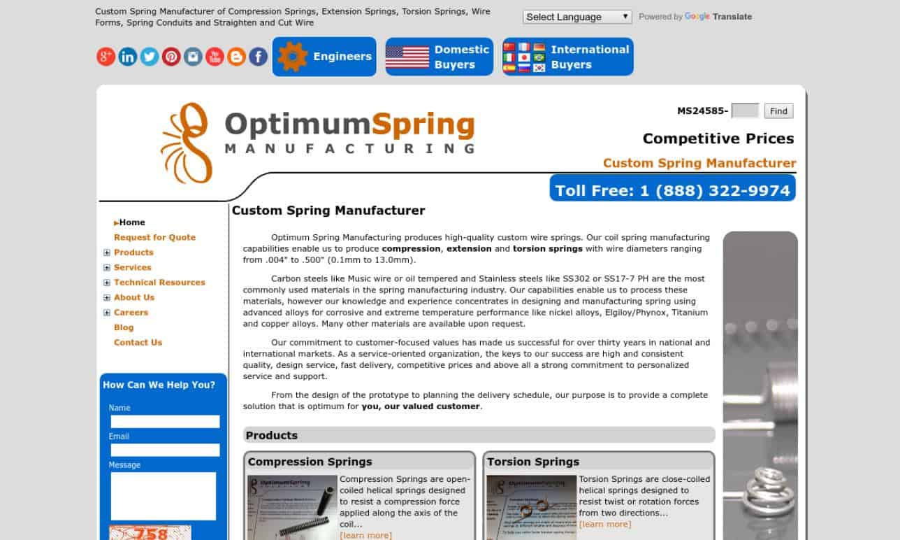 Optimum Spring Manufacturing Optimum Spring Manufacturing