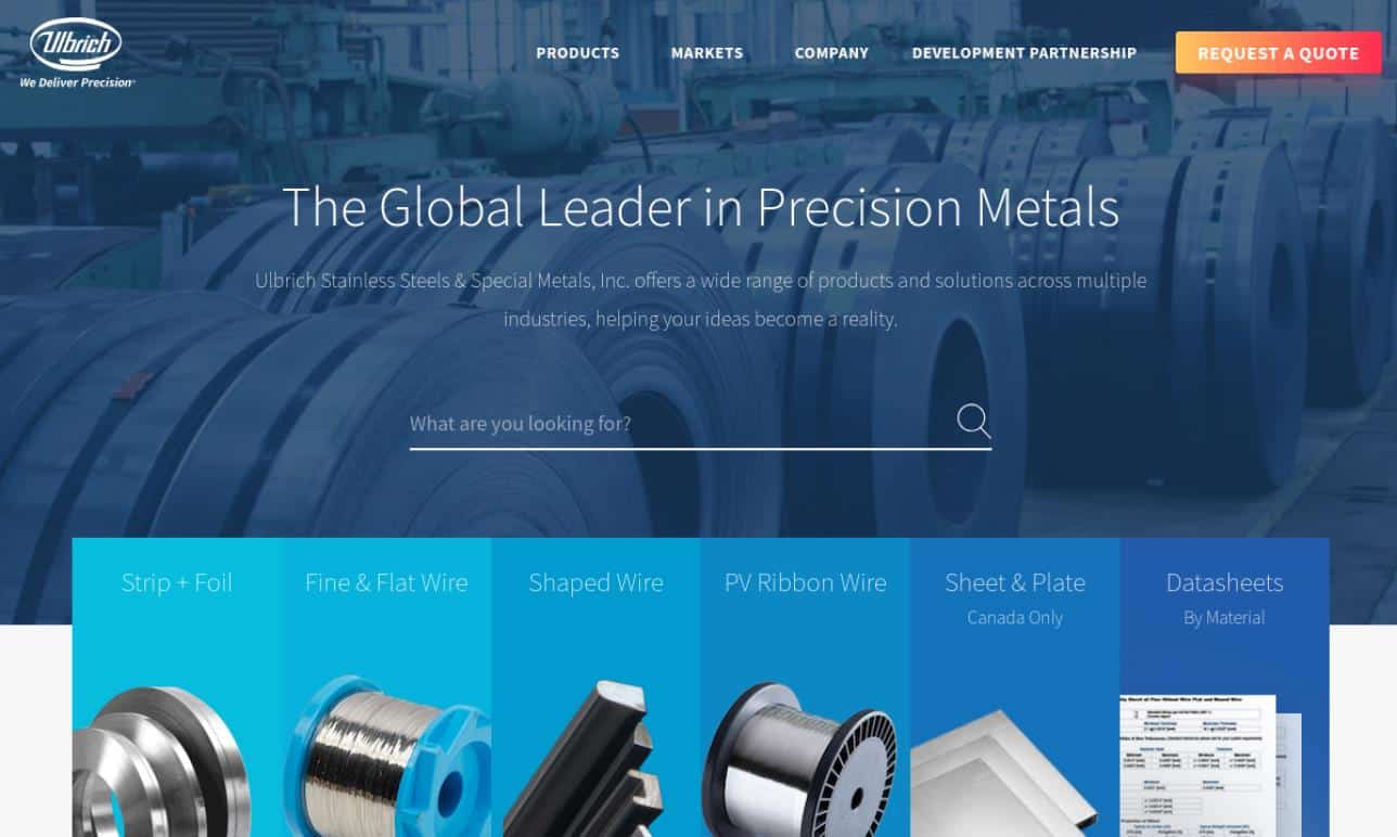 Ulbrich Stainless Steels & Special Metals, Inc. Ulbrich Stainless Steels & Special Metals, Inc.