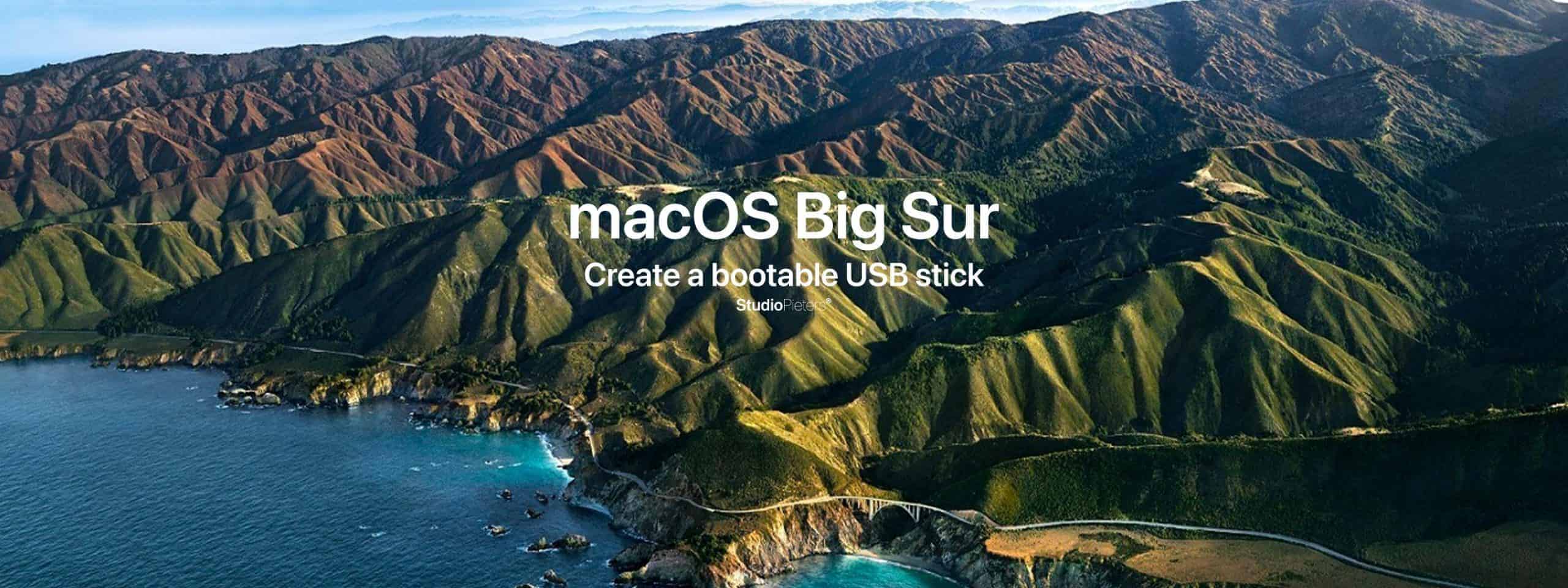 macos big sur usb