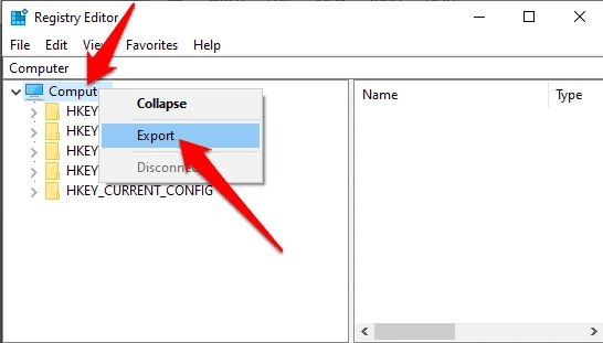 registry editor