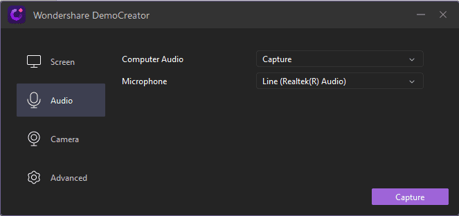 Record with Audio