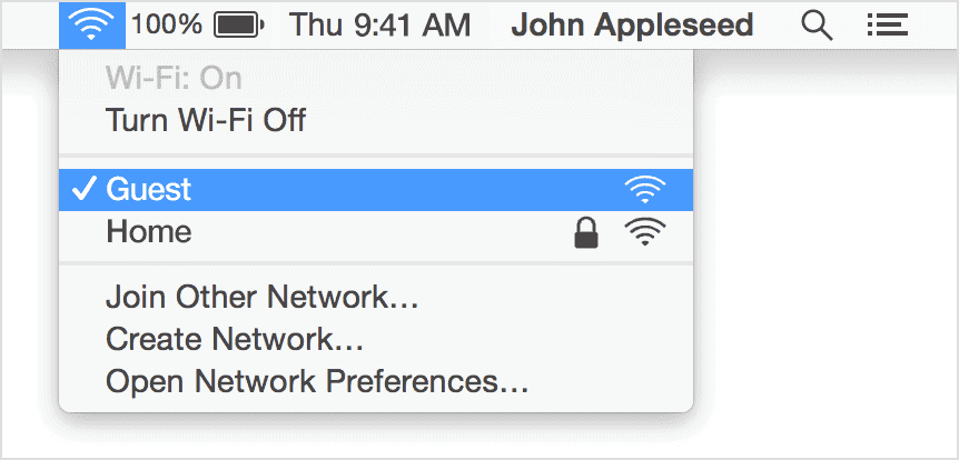 turn Wi-Fi on Mac