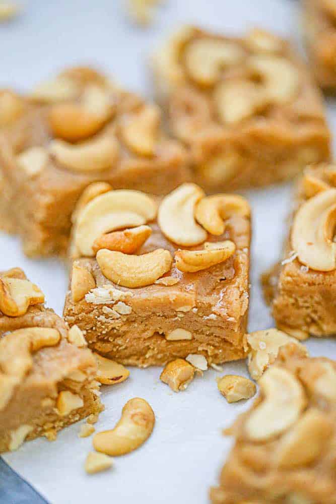 Cashew Peanut Butter Fudge