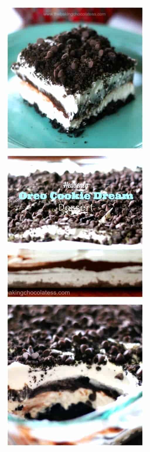 Heavenly Oreo Cookie Dream Dessert #oreo #pudding #layereddessert #cookie