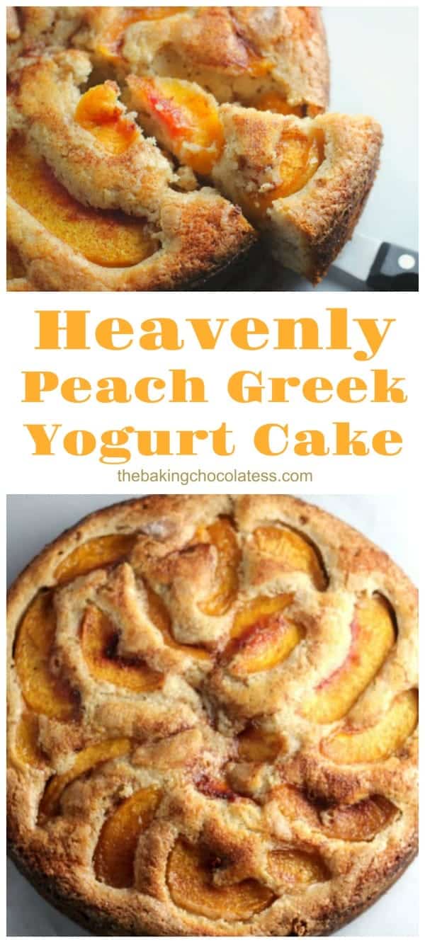 Heavenly Peach Greek Yogurt Cake