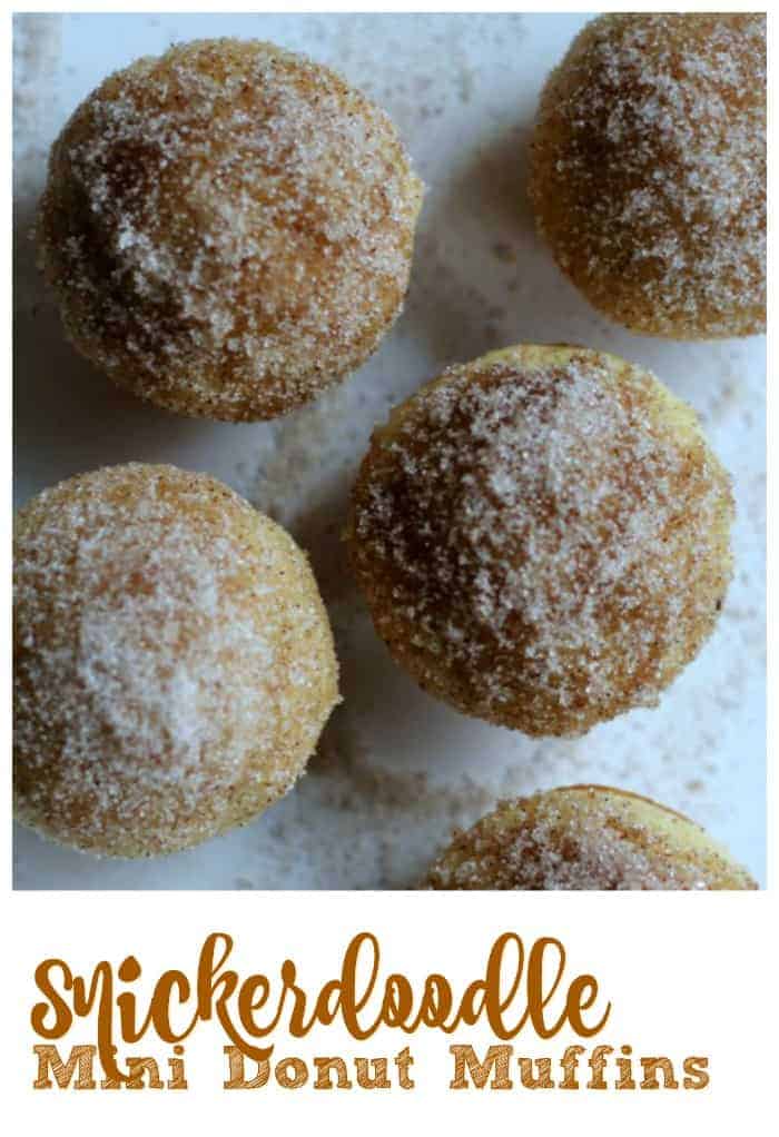 Snickerdoodle Mini Donut Muffins
