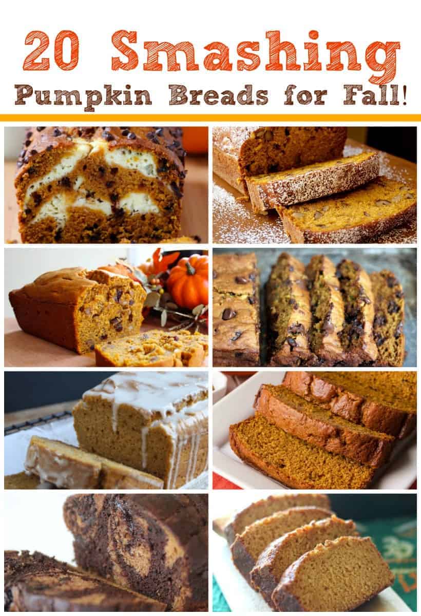 20 Smashing Pumpkin Breads for Fall!