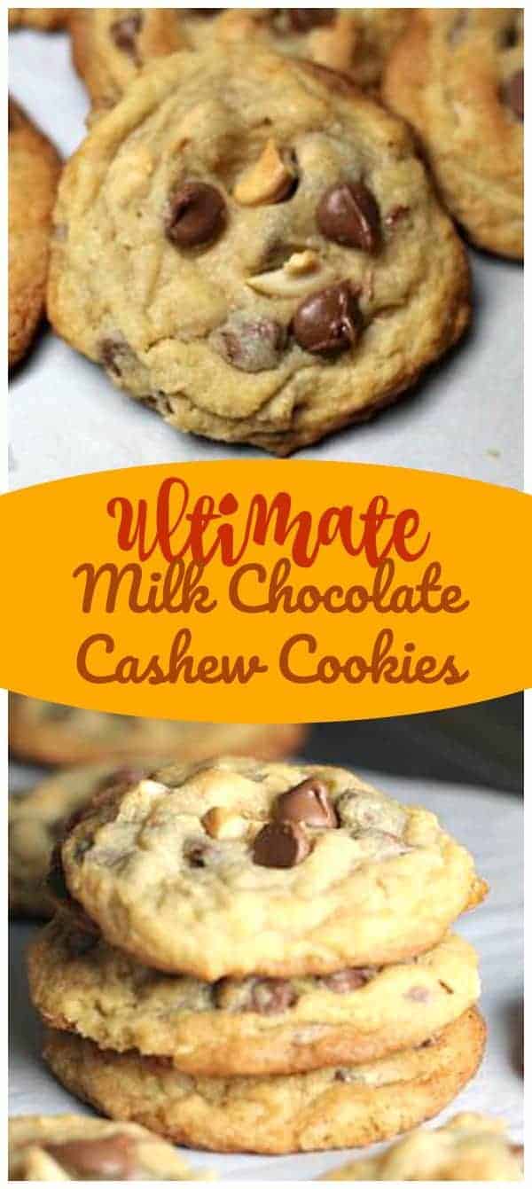 OMG! Ultimate Milk Chocolate Cashew Cookies