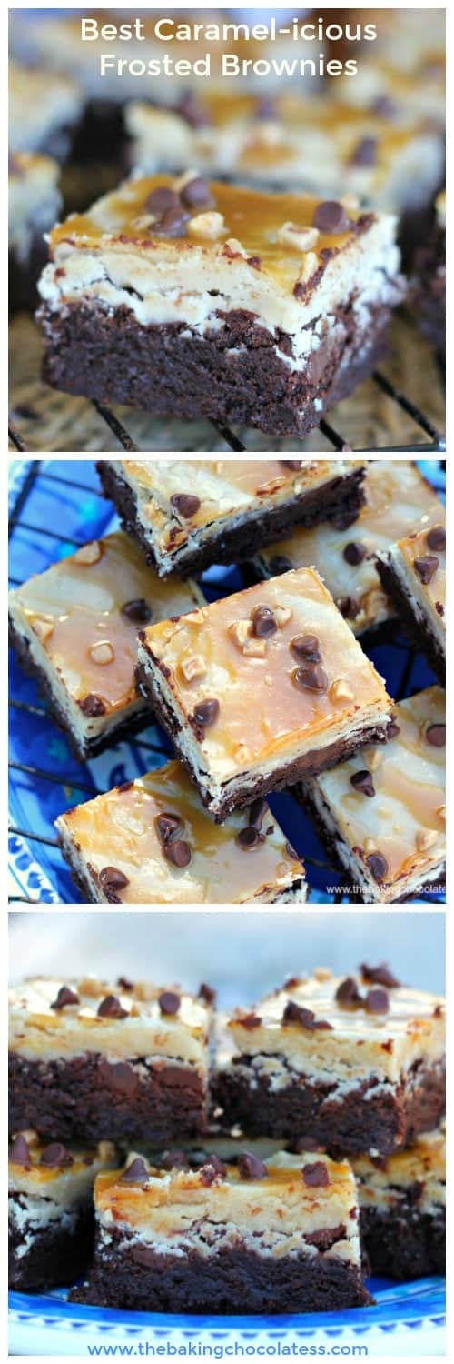 Best Caramel-icious Frosted Brownies (GF Option)