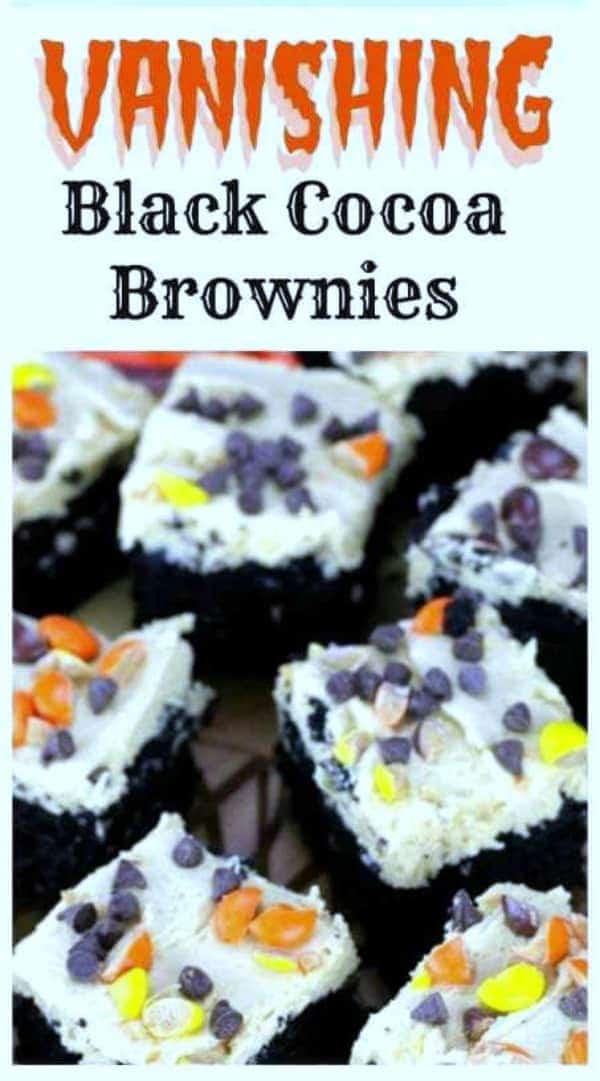 Vanishing Black Cocoa Brownies