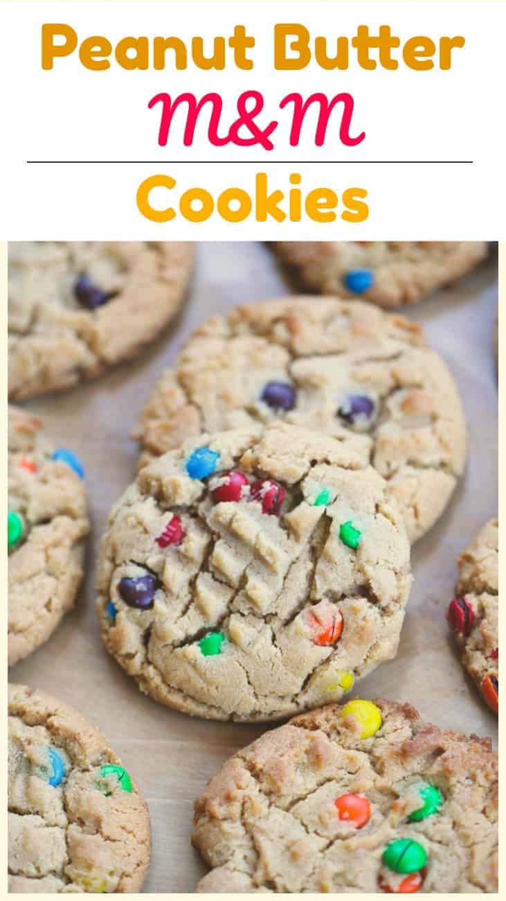 \'Can\'t Eat Just One\' Peanut Butter M&M Cookies
