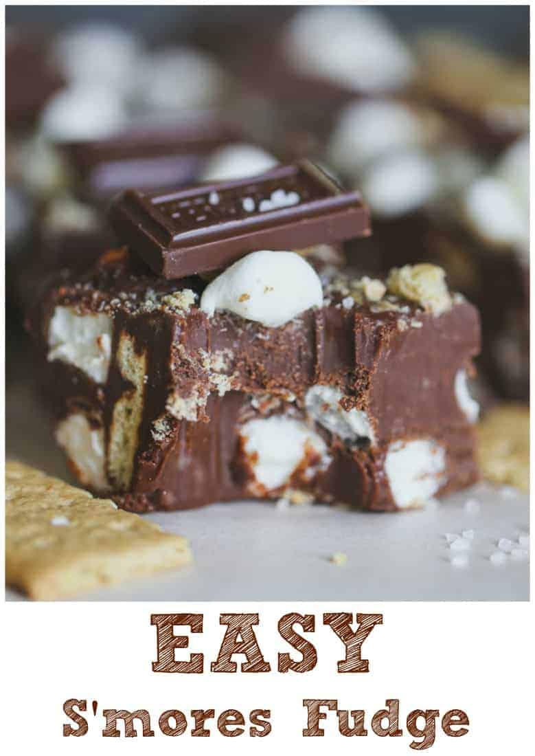 Easy S\'mores Fudge