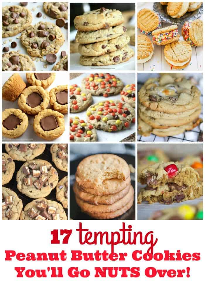 17 Tempting Peanut Butter Cookies You\'ll Go Nuts Over!