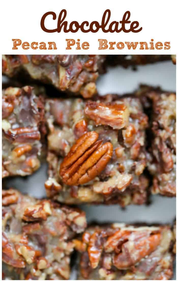 Chocolate Pecan Pie Brownies