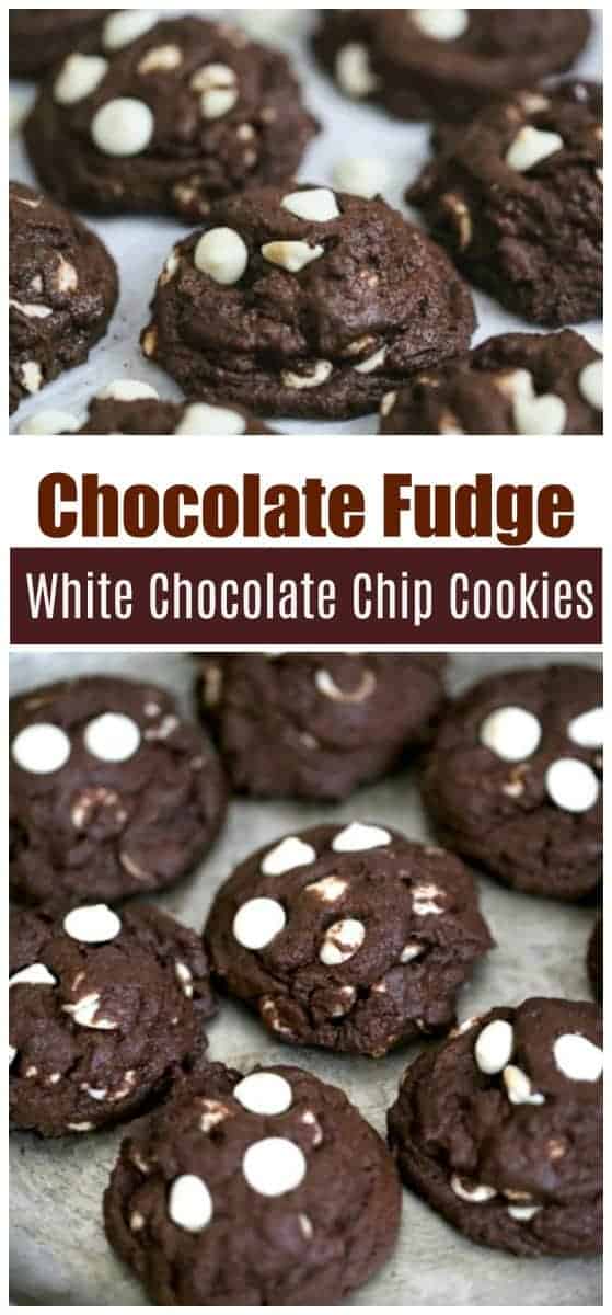 Chocolate Fudge White Chocolate Chip Cookies - Vegan & GF Options
