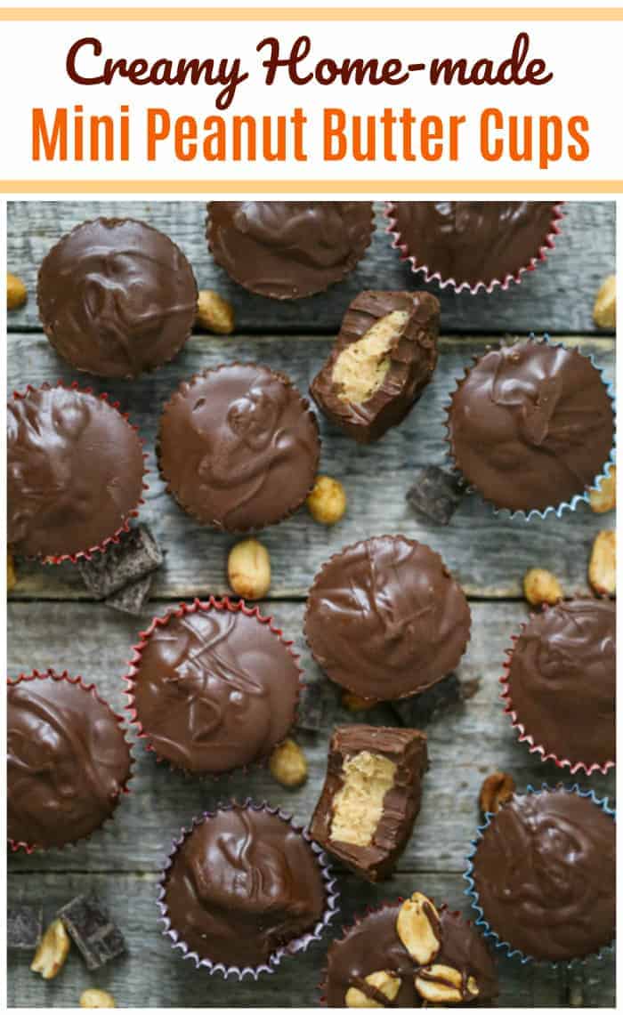 Creamy Home-made Mini Peanut Butter Cups – Vegan & Sugar-Free Options